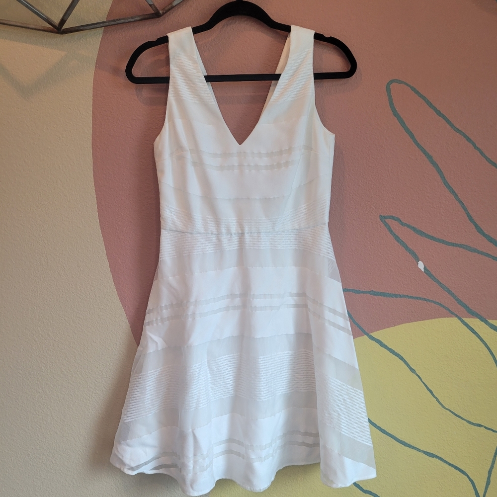ERIN by Erin Fetherston White Panel Dress 4